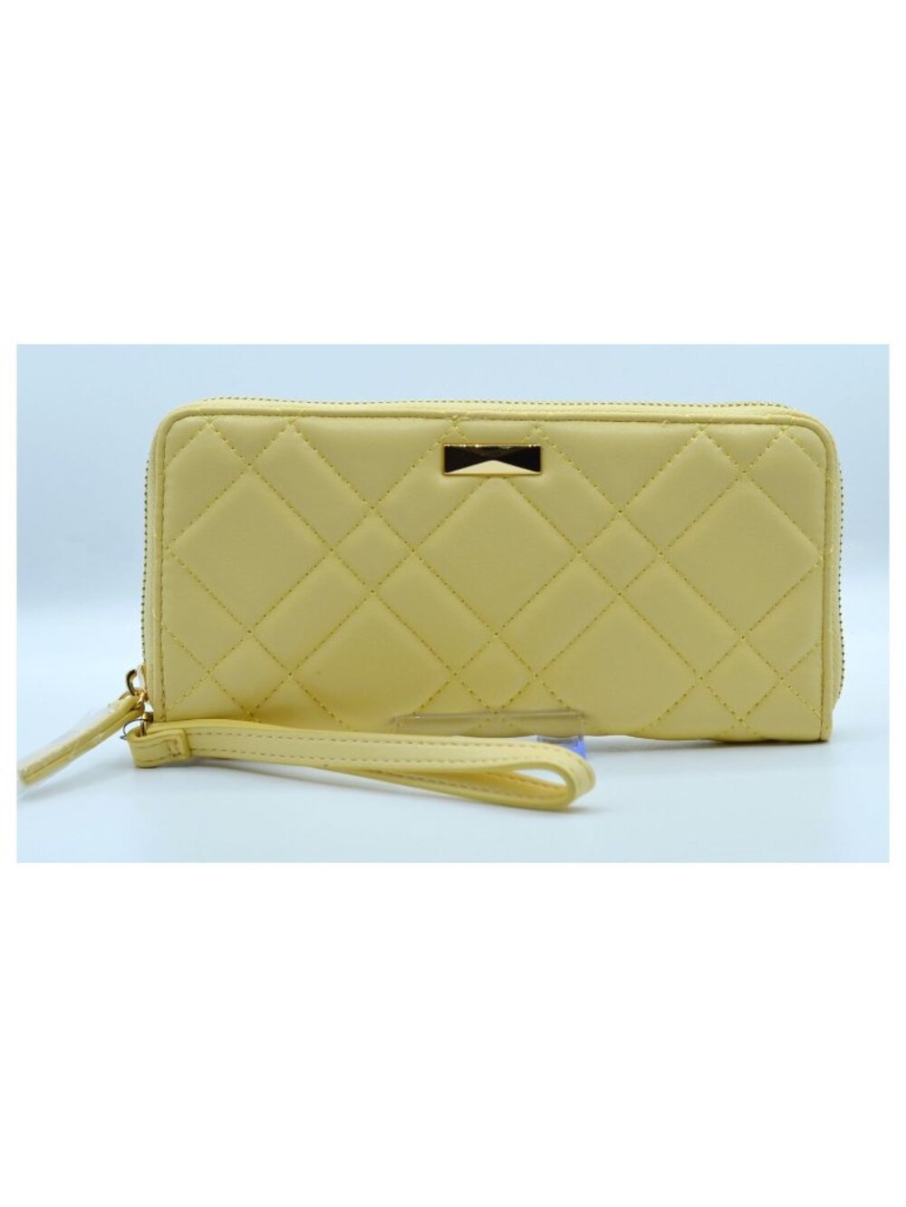 INC Quilted Zip Wristlet Wallet